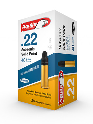 AGUILA 22LR SUBSONIC 40GR 50/1000 - for sale