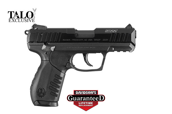 RUGER SR22 22LR 3.5" BLK 10RD AS - for sale