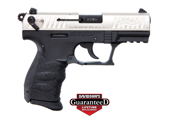 WAL P22Q 22LR 3.42" 10RD NICKEL - for sale