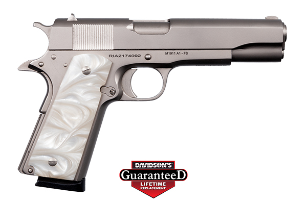 ROCK ISLAND STD 45ACP 5" 8RD NICKEL - for sale