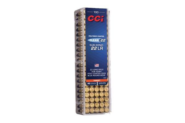 CCI 22LR SUB 40GR LRN BLUE 100/5000 - for sale