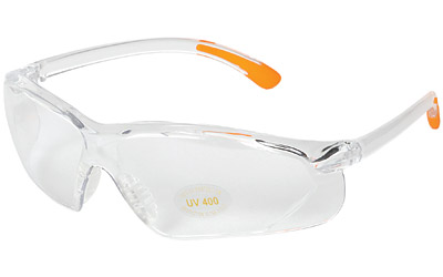 ALLEN SHOOTING GLASS CLEAR W/ORANGE - for sale