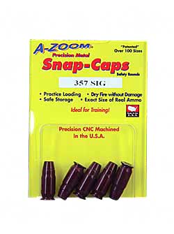 AZOOM SNAP CAPS 357SIG 5/PK - for sale