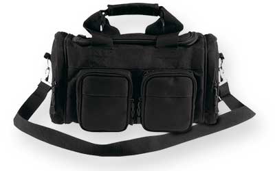 BULLDOG RANGE BAG ECON W/STRAP BLK - for sale