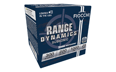 FIOCCHI RNG DYNA 300BLK 220GR 25/500 - for sale