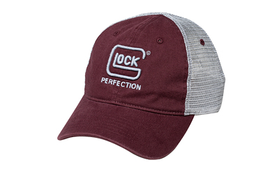 GLOCK MESH HAT SNAPBACK MAROON - for sale