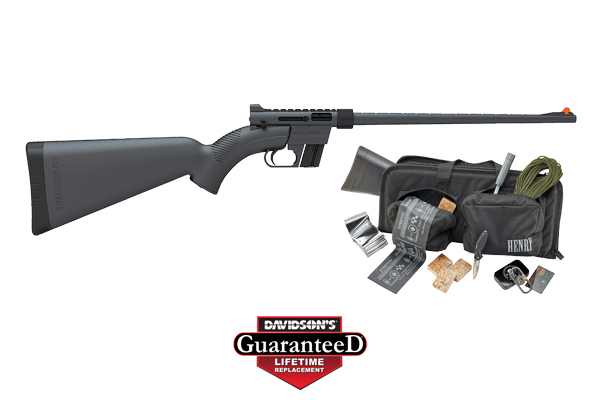 HENRY US SURV 22LR BLK W/GEAR & BAG - for sale