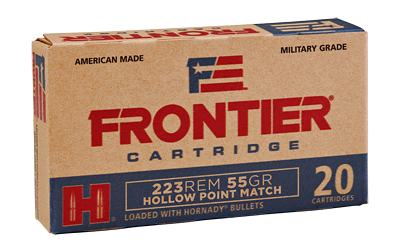 FRONTIER 223REM 55GR HP MATCH 20/500 - for sale