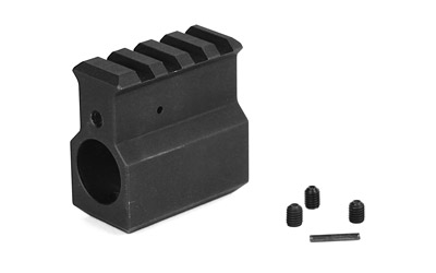 LBE .750 GAS BLOCK W/RAIL BLK - for sale