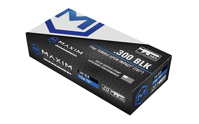 MAXIM 300BLK 115GR TUI SBA 20/500 - for sale