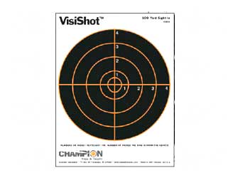 CHAMPION VISISHOT 8" BULLSEYE 10PK - for sale