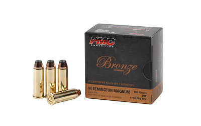 PMC BRNZ 44MAG 180GR JHP 25/500 - for sale