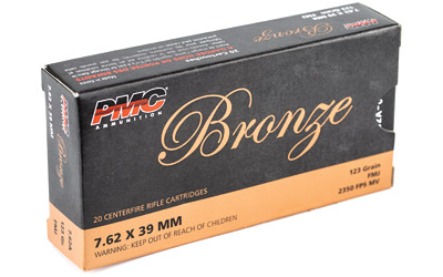 PMC BRNZ 7.62X39 123GR FMJ 20/500 - for sale