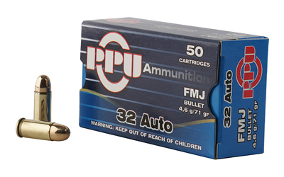 PPU 32ACP FMJ 71GR 50/1000 - for sale