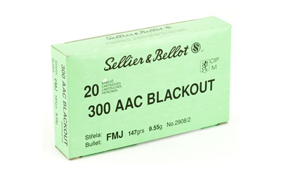 S&B 300BLK 147GR FMJ 20/1000 - for sale