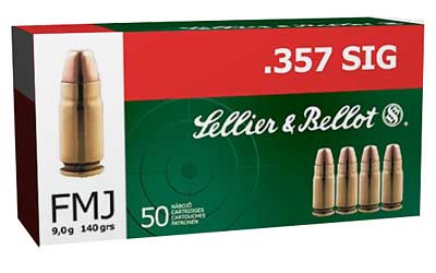 S&B 357SIG 140GR FMJ 50/1000 - for sale