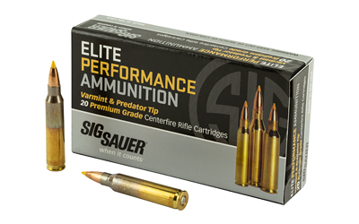 SIG AMMO 223REM 40GR V&P 20/200 - for sale