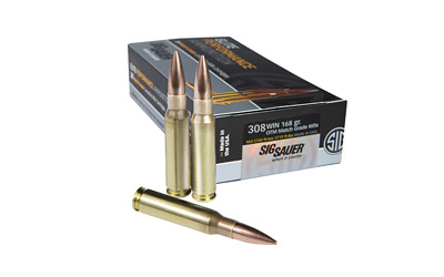 SIG AMMO 308WIN 168GR OTM 20/200 - for sale