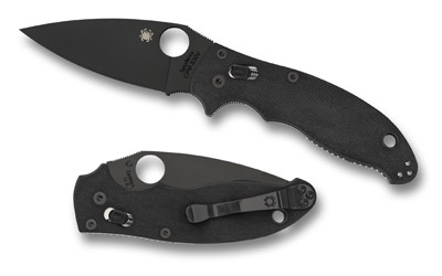 SPYDERCO MANIX 2 BLACK BLADE 3.375" - for sale