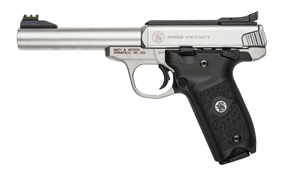 S&W VICTORY 22LR 5.5" 10RD STS AFOS - for sale