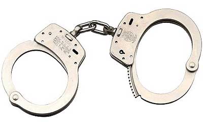 S&W 100 HANDCUFFS NICKEL - for sale