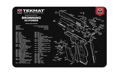TEKMAT PSTL MAT FOR BROWNING BM BLK - for sale