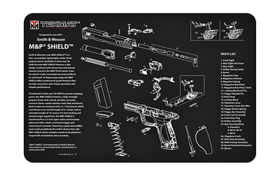 TEKMAT PISTOL MAT S&W M&P SHIELD BLK - for sale