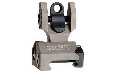 TROY FLDNG REAR BATTLE SIGHT FDE - for sale