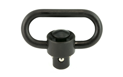 UTG BUTTON QD SLING SWIVEL 1.38" BLK - for sale