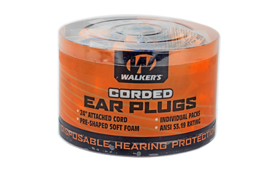 WALKER'S FOAM EAR CRDED PLUGS 50PK - for sale