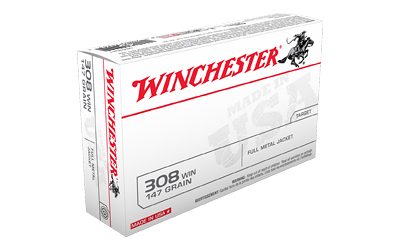 WIN USA TRGT 308WIN 147GR FMJ 20/200 - for sale