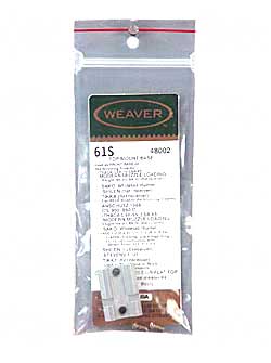 WEAVER #61S SAV 110/111 REAR SILVER - for sale